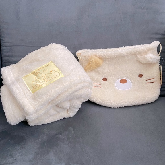 Sumikkogurashi Blanket in a bag with Drawstring from Japan - Picture 5 of 7